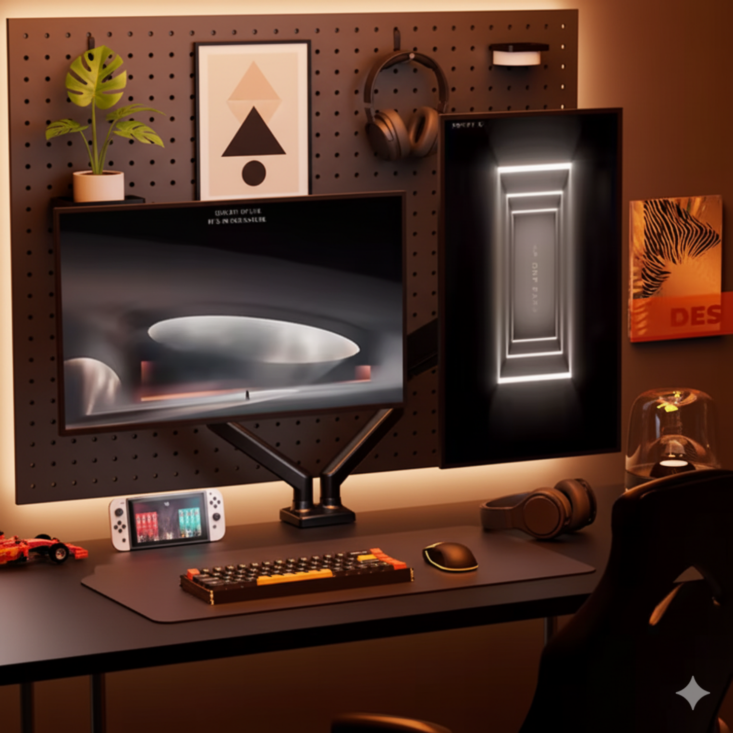 Double Support d’Écran Axis