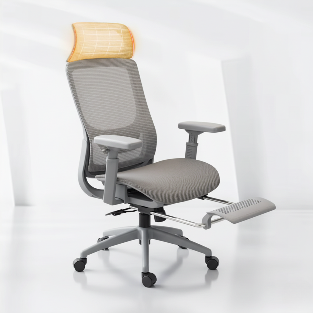 Elyos - Fauteuil de Bureau avec Maille Haute Résistance